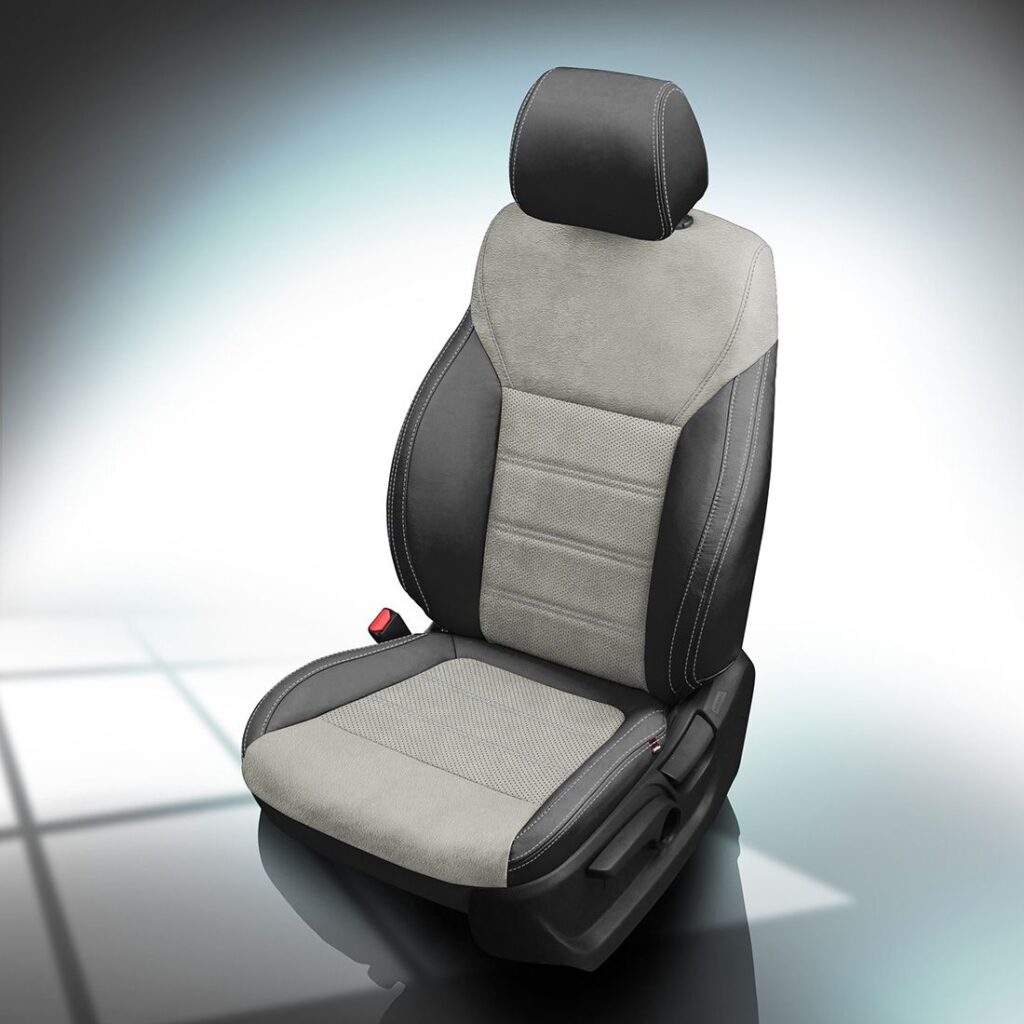 Grey and Black Kia Sorento Seat Covers