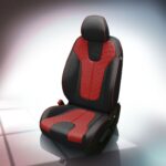 Red and Black Hyundai Veloster Leather Seats