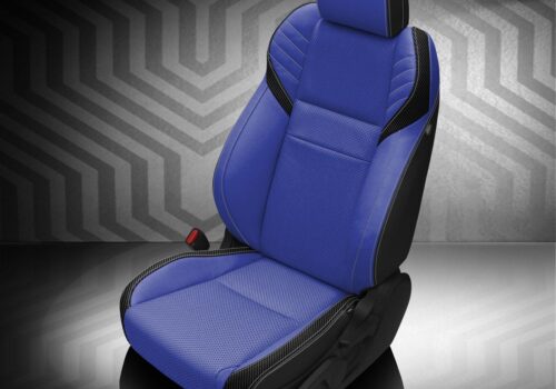 Blue Subaru WRX Leather Seats