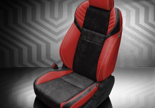 Red and Black Subaru WRX Leather Seats