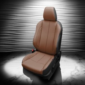 Brown Mitsubishi eclipse cross leather seats