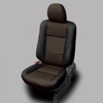 Brown and Black Mitsubishi Outlander Leather Seats