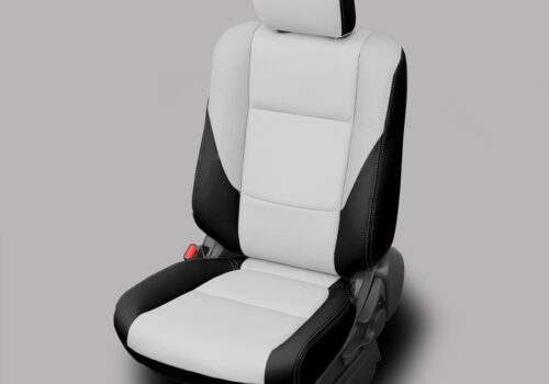 White and Black Mitsubishi Outlander Seat Covers