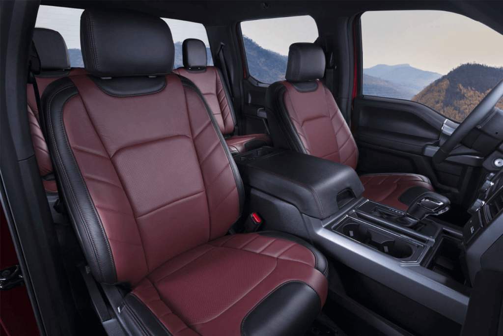 F-150 Red Leather Seats
