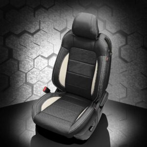 Black and White Ford Mustang Seat Covers