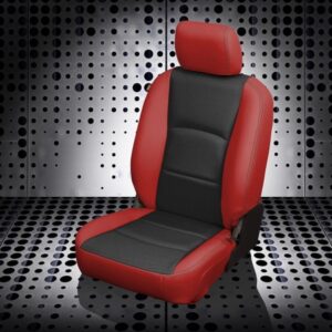 Red and Black Ram 1500 Heavy Duty Truck Seat Covers