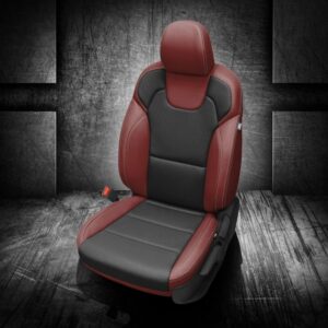 Kia Telluride Red and Black Leather Seats