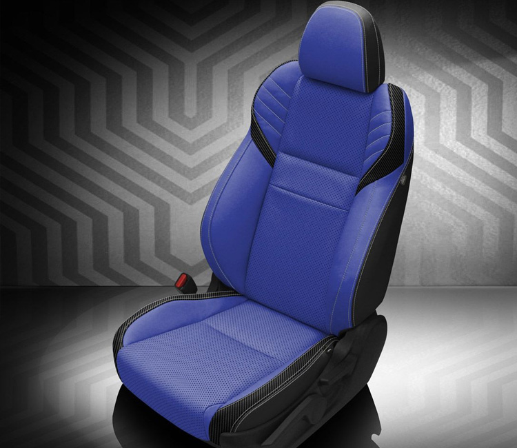 2021 Blue Leather Seats