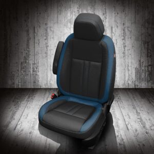 Black and Blue Buick Encore Seat Covers