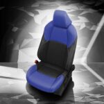 Blue and Black Toyota C-HR Leather Seats