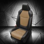 Black and Tan Toyota RAV4 Leather Seats