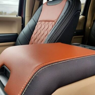 Ford F-150 Orange and Black Seat Covers