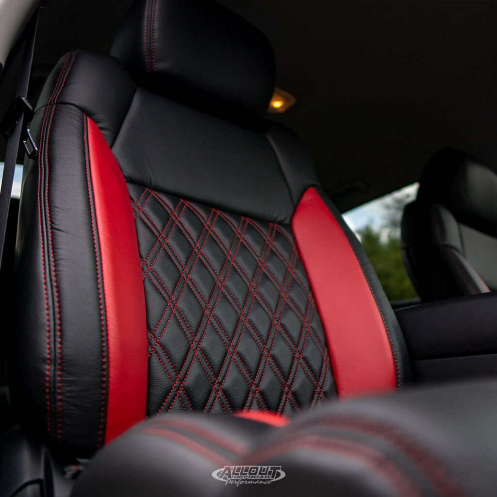 burnt orange leather interior