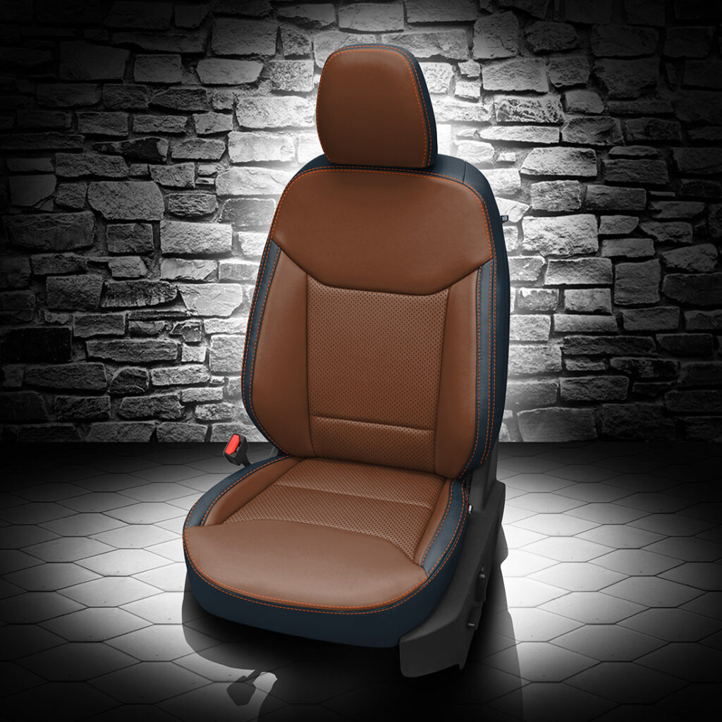 Leather rear seat covers sale