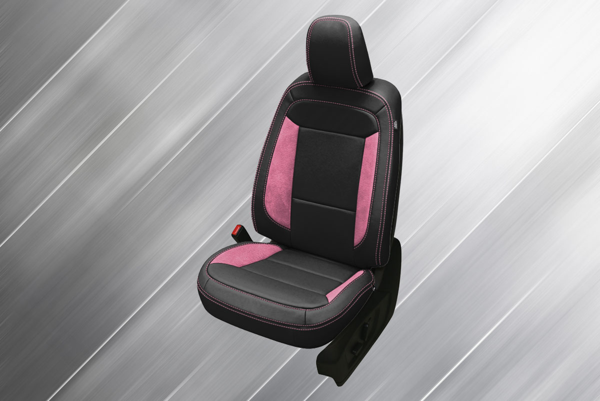 Pink Car Seat Covers Pink and Black Seat Covers Custom Leather