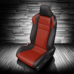 Black and Red Subaru BRZ Leather Seats