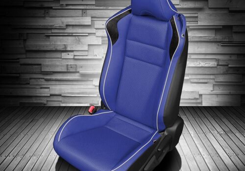 Blue and Black Subaru BRZ Seat Covers