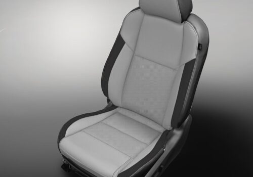 Gray and Black Nissan Maxima Seat Covers