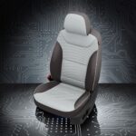 Cement and Black Hyundai Ioniq Seat Covers