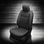 Black Nissan Leaf Leather Seats