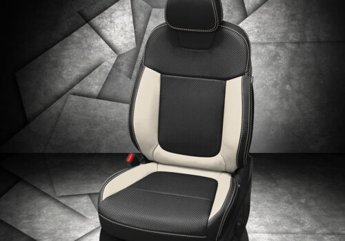 Black and White Hyundai Santa Cruz Seat Covers