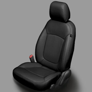 Black Chevy Spark Leather Seats