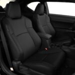 Scion black leather seats