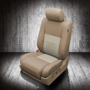 Two-Tone Tan Toyota Sequoia Leather Seats
