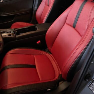 Red and Black Honda Civic Seat Covers