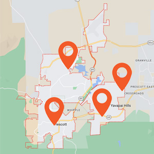 Katzkin Auto Upholstery Prescott Locations Map
