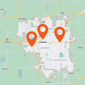 Katzkin Auto Upholstery Lincoln NE Locations Map