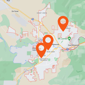 Katzkin Auto Upholstery Missoula MT Locations Map