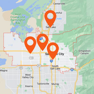 Katzkin Auto Upholstery Salt Lake City Locations Map
