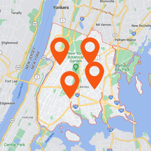 Katzkin Car Upholstery Bronx NY Locations Map