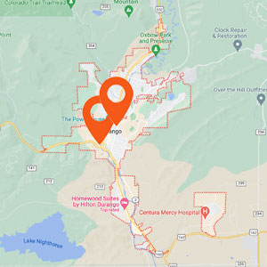 Katzkin Auto Upholstery Durango CO Map