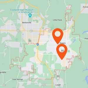 Katzkin Auto Upholstery Rogers AR Locations Map