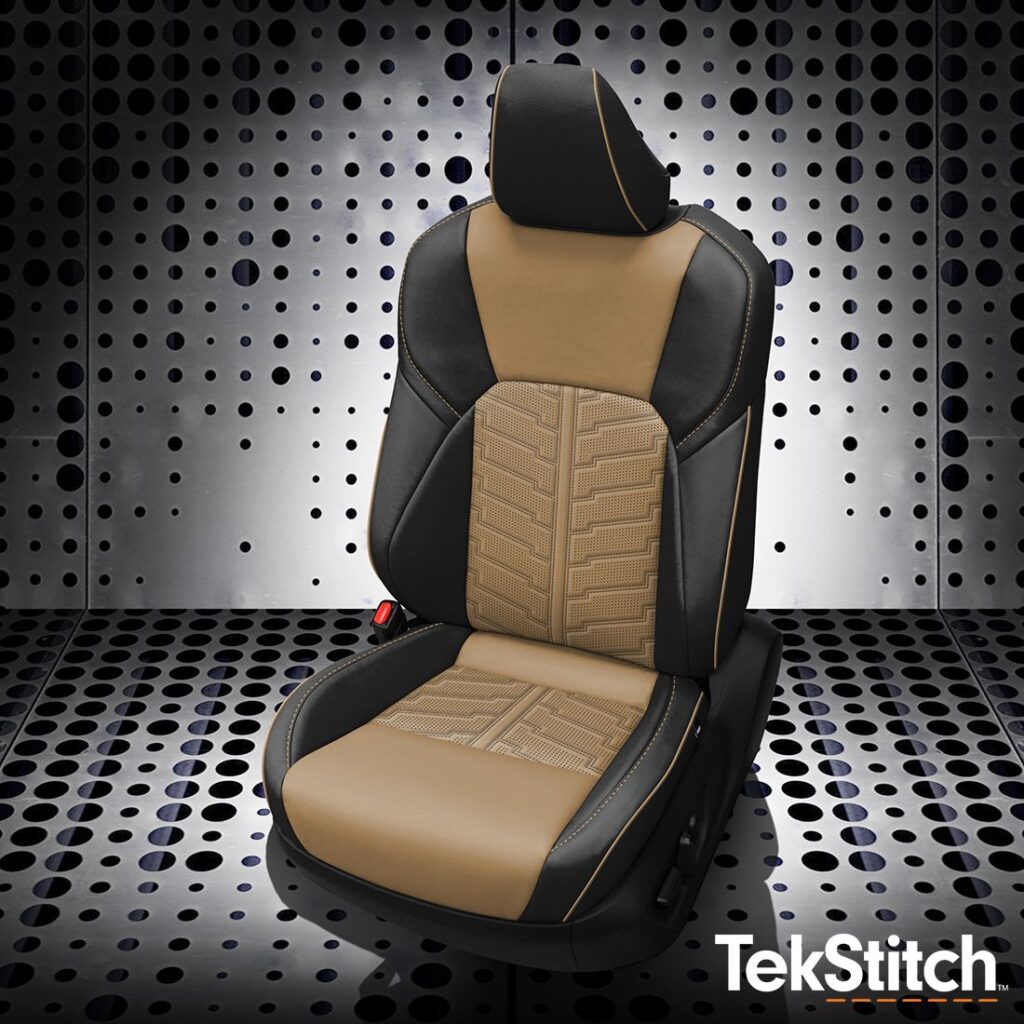 Black and Tan Toyota Crown Seat Covers