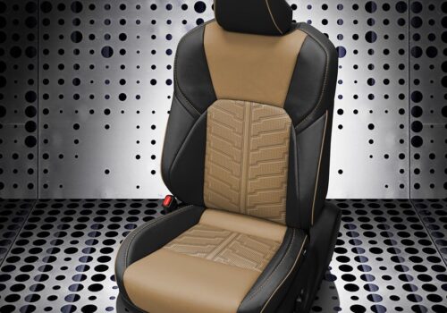 Black and Tan Toyota Crown Seat Covers